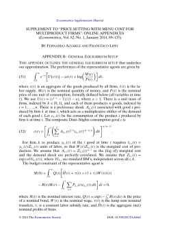 Supplement to "Price Setting With Menu Cost for Multiproduct Firms