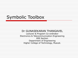 3-D Plots and Loops - Survey - Higher College of Technology