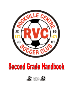 2nd Grade Handbook - Rockville Centre Soccer Club