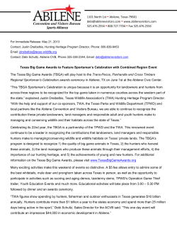 For Immediate Release: May 21, 2013 Contact: Justin Dreibelbis