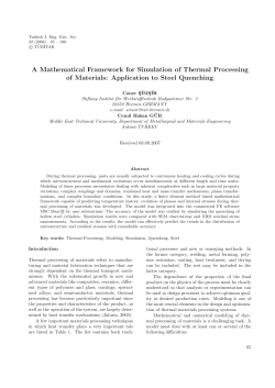 A Mathematical Framework for Simulation of