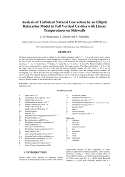 Revised Version - Journal of Applied Fluid Mechanics