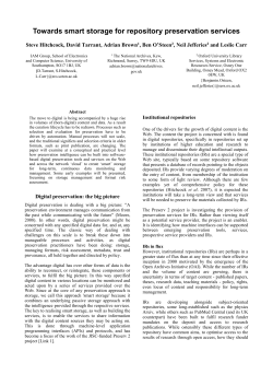 AAAI Proceedings Template - ePrints Soton