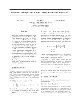 of Empirical Testing of Fast Kernel Density Estimation Algorithms