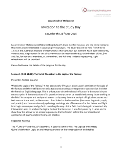 click here. - Lacan Circle of Melbourne