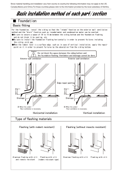 Since material handling and installation vary from country to country