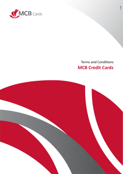 MCB Credit Cards