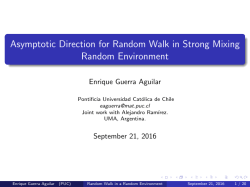 Asymptotic Direction for Random Walk in Strong Mixing Random