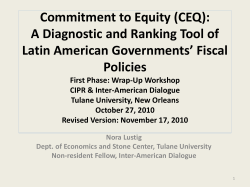 CEQ Diagnostic