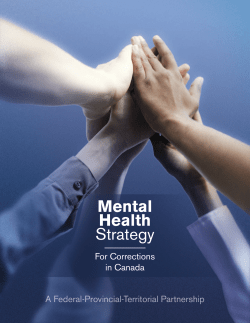 Mental Health Strategy - Government of Nova Scotia