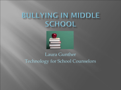 Bullying in Middle School