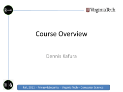 PPT - Virginia Tech