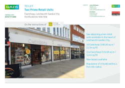 TO LET Two Prime Retail Units