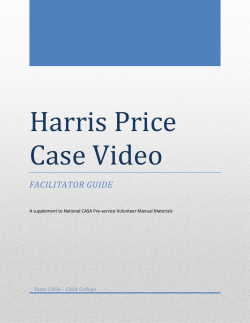 Harris Price Case Video Facilitator Guide