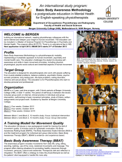 Basic Body Awareness Therapy (BBAT)