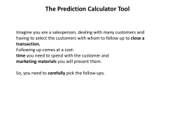 L-8-The Prediction Calculator Tool