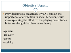 Social Psychology