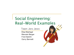 Social Engineering