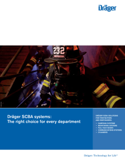 Dr&auml;ger SCBA systems: The right choice for every department