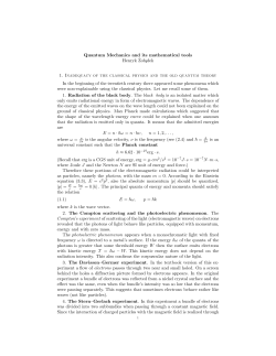 Quantum mechanics and its mathematical tools