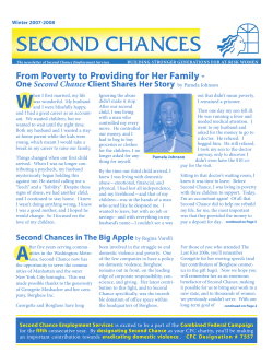 SCES NL - Second Chance Employment Services