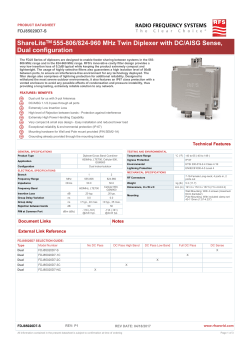 FDJ85020D7-S - Radio Frequency Systems
