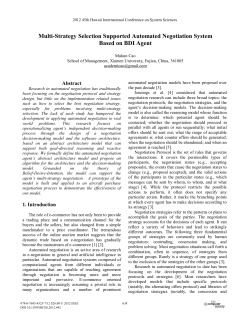 Multi-strategy Selection Supported Automated Negotiation System