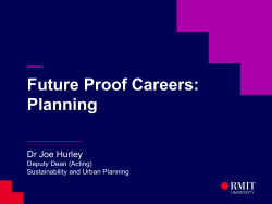 Future-proof your career - planning