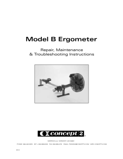 Model B Ergometer