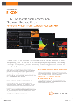 GFMS Overview brochure PDF