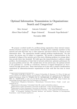 Optimal Information Transmission in Organizations