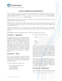 agent marketing agreement