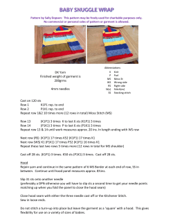 baby snuggle wrap - Mother`s Union Chester