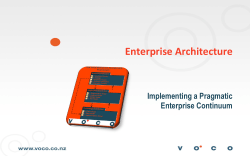 The Voco Enterprise Architecture Framework