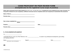 Competency Statements