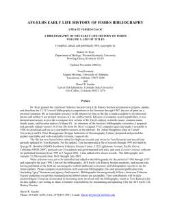 afs-elhs early life history of fishes bibliography