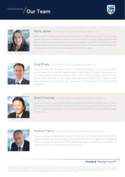 Our Team - Standard Online Share Trading