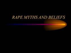 PowerPoint Presentation - RAPE MYTHS AND BELIEFS