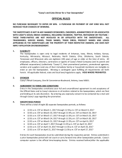 Casey`s-Coke Sweepstakes Official Rules