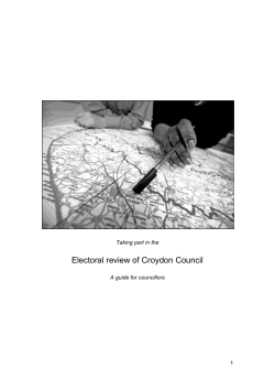 electoral ward patterns - London Borough of Croydon