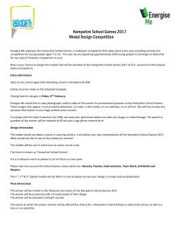 The Hampshire Games 2012