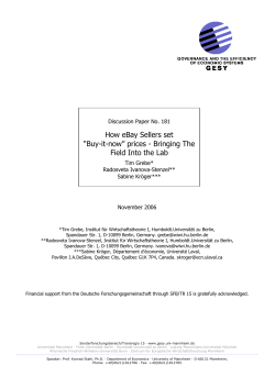 How eBay Sellers set “Buy-it-now” prices - Bringing The