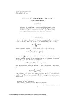 EFFICIENT ALGORITHMS FOR COMPUTING THE L2