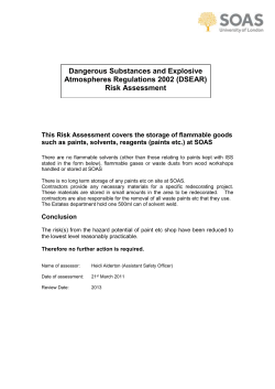 Dangerous Substances and Explosive