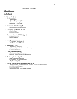 Statecraft Student Manual