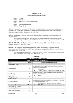Mixed Use Overlay Zone - SRC Chapter 619