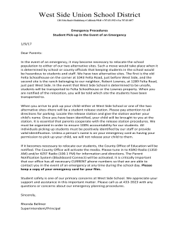 Parent Reunification Letter 2017