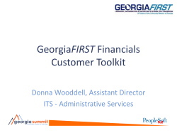 PowerPoint Slides - University System of Georgia