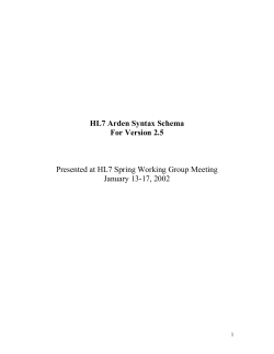 HL7 Arden Syntax Citations Slot Structure Proposal