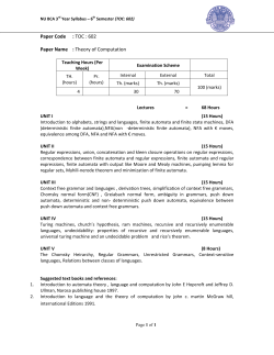Theory of Computation
